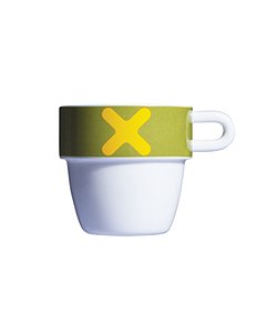 Vtipný porcelánový hrnček VICE VERSA Mayday Mug, zelený