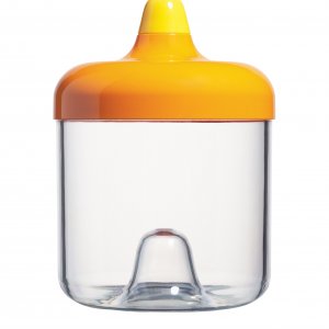 Stohovateľná dóza, 750ml, oranžová, VICE VERSA Mayday