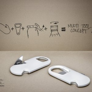 Multifunkčný otvárač (konzervy, poháre, pivo)  STELTON RIG-TIG Multi Opener