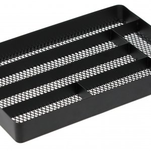 Priehradky do zásuvky (pevné) YAMAZAKI Tower Mesh Desk Tray, čierne (kov)