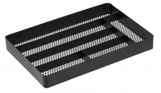 Priehradky do zásuvky (pevné) YAMAZAKI Tower Mesh Desk Tray, čierne (kov)