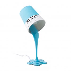 Nápaditá stolová lampa  BALVI CMYK, modrá