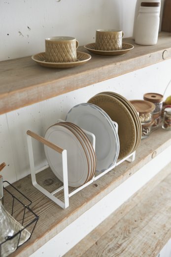 Stojan na taniere YAMAZAKI Tosca Dish Rack - biely
