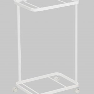 Vozík na koše s prádlom  YAMAZAKI Tosca Laundry Wagon, biely