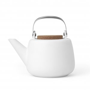Porcelánová čajová konvica (1l.)  VIVA SCANDINAVIA Nicola, matná biela