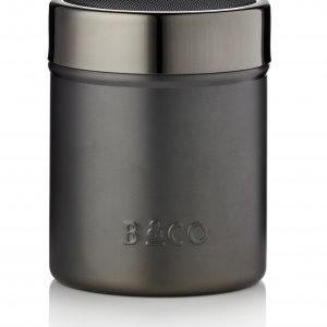 Sypátko na kakao/škoricu BARISTA&Co Cocoa Shaker GunMetal/čierny