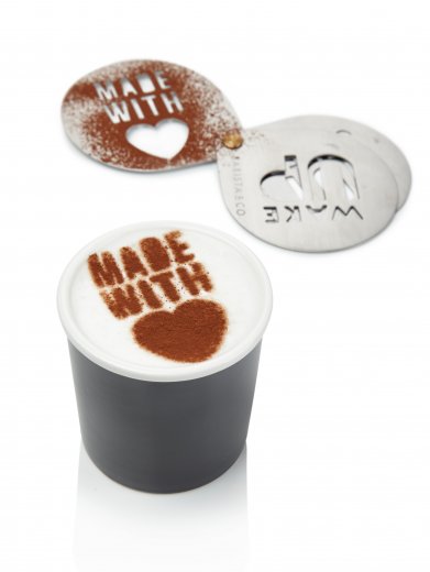 Zdobítka na kapučíno (nerez) BARISTA&Co 3 ks.