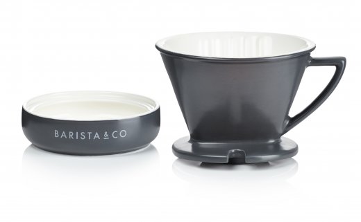 Keramický dripper  BARISTA&Co, čierny
