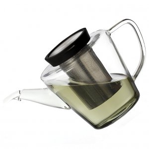 Čajová konvica 1l., VIVA SCANDINAVIA Infusion, číra/čierna