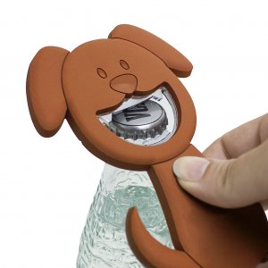 Magnetický otvarák BALVI Woof!, hnedý
