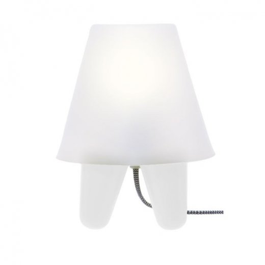 Dekoratívna stolová lampa PRESENT TIME DAB, biela