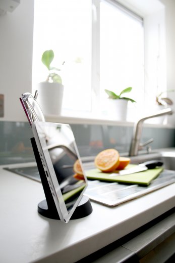 Multifunkčný stojan J-ME Lean Desk Tidy, čierny