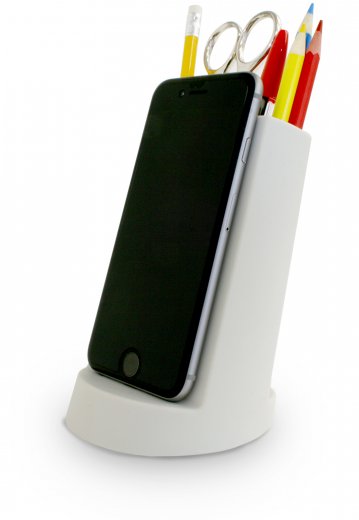 Multifunkčný stojan J-ME Lean Desk Tidy, šedý