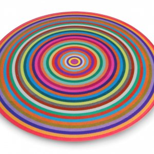 Sklenená podložka JOSEPH JOSEPH Worktop Saver 30 cm. "Prstence"