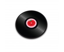 Sklenená podložka JOSEPH JOSEPH Worktop Saver 30 cm. "Vinylová LP platňa"