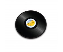 Sklenená podložka JOSEPH JOSEPH Worktop Saver 30 cm. "Vinylová LP platňa"