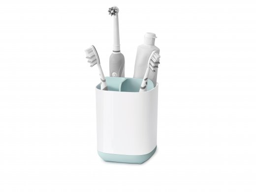Priehradkový stojan na zubné kefky JOSEPH JOSEPH EasyStore™ Toothbrush Caddy, malý, modrá