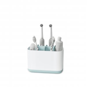 Priehradkový stojan na zubné kefky JOSEPH JOSEPH EasyStore™ Toothbrush Caddy, veľký, modrá