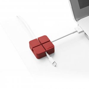 Organizéry na káble YAMAZAKI Web 4, 2 ks., červené