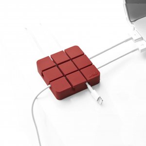 Organizér na káble YAMAZAKI Web 9, červený