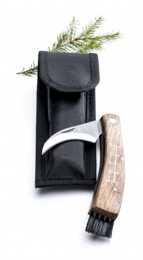 Nožík pre hubárov s púzdrom SAGAFORM Mushroom Knife, 14 cm.