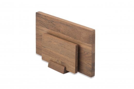 Sada dosiek so stojanom (teakové drevo) SKAGERAK Basic Cutting Borad Set