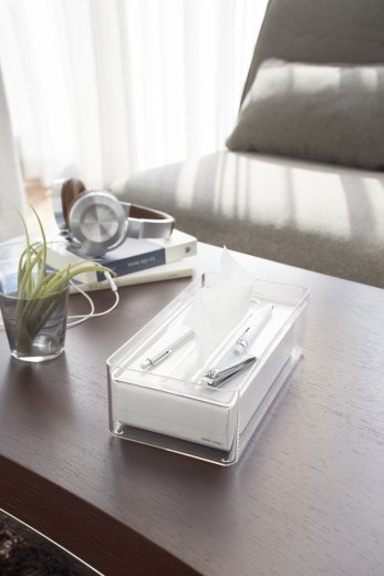 Zásobník papierových obrúskov YAMAZAKI Lux Box, číry