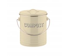 Nádoba na kompostovateľný odpad v štýle retro TYPHOON Vintage Compost, 2,5 l., béžová