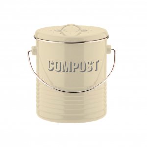 Nádoba na kompostovateľný odpad v štýle retro TYPHOON Vintage Compost, 2,5 l., béžová