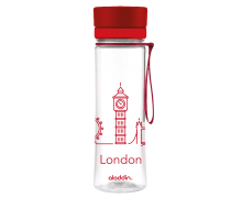 Fľaša na vodu Aladdin AVEO Limited London (600 ml.), červená