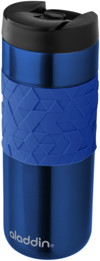 Termohrnček s protišmykovým úchopom ALADDIN Easy-Grip Leak-Lock™ (470 ml.) modrý