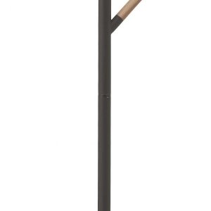 Stojanový vešiak YAMAZAKI Plain Pole Hanger, čierny (kov, drevo)