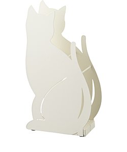 Stojan na dáždniky YAMAZAKI Cat, biely