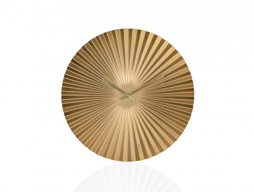 Nástenné hodiny ANDREA HOUSE Origami, zlaté, 40 cm.