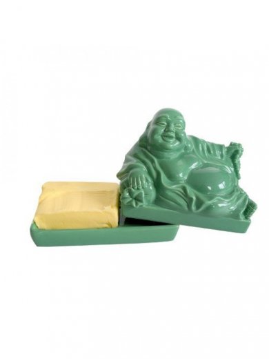 Porcelánová maselnička INVOTIS Buddha,