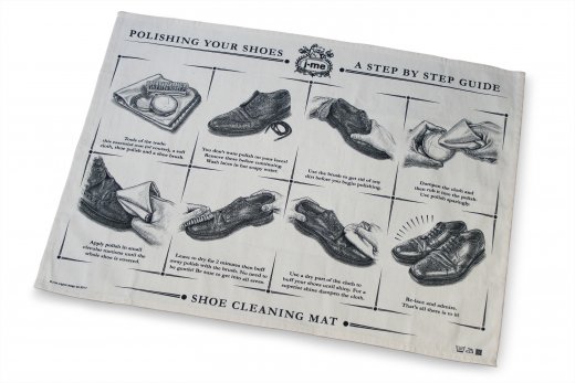 Interiérová podložka na topánky s návodom J-ME Shoe Mat, (bavlna)