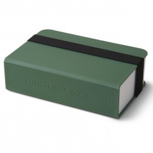 Box na desiatu BLACK-BLUM Lunch Box Book - olivový