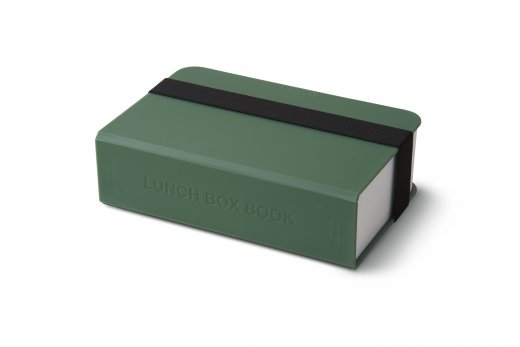 Box na desiatu BLACK-BLUM Lunch Box Book - olivový