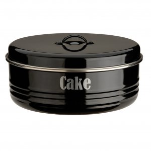 Dóza na koláč TYPHOON Vintage Cake, (kov) čierna