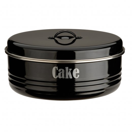 Dóza na koláč TYPHOON Vintage Cake, (kov) čierna