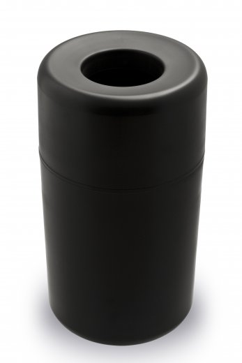 Odpadkový kôš QUALY Capsule Hole - čierny