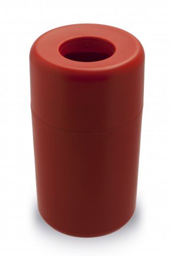 Odpadkový kôš QUALY Capsule Hole - červený