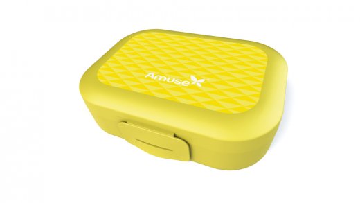 Detský desiatový box Amuse® mini (žltý)