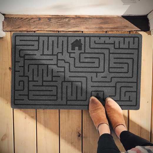 Rohožka  BALVI Labyrinth, šedá