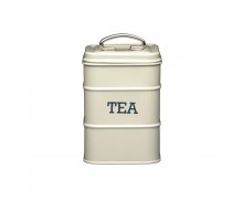 Dóza na čaj KITCHEN CRAFT Living Nostalgia / Tea, (kov), krémová