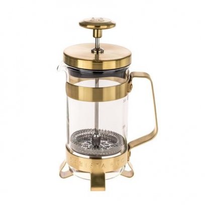 French press BARISTA&Co 3Cup polnočná zlatá, 350 ml.