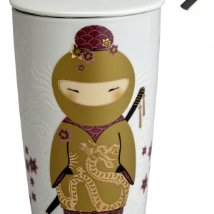 Termohrnček s čajovým sitkom EIGENART TEAEVE Ninja Gold, 350 ml