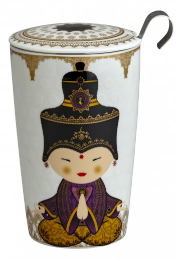 Termohrnček s čajovým sitkom EIGENART TEAEVE Shiva Purple, 350 ml