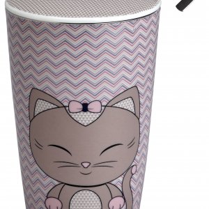 Termohrnček s čajovým sitkom EIGENART TEAEVE Miew Sandy, 350 ml