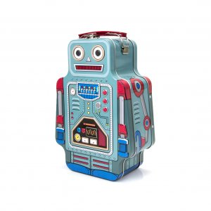 Desiatový box SUCK UK Retro robot, (kov)